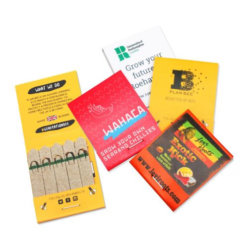Card with 5 seed sticks - Image 1